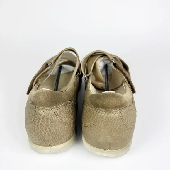 Ecco Cayla Womens Mary Jane Comfort Shoes Crisscross Navajo Brown Leather 40 - Picture 5 of 9